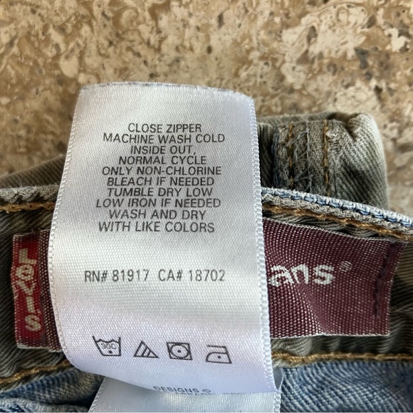 Vintage Little Boy Levi’s Cargo Jeans Embroidered Helicopter Camo Detailing (4) - Picture 12 of 12